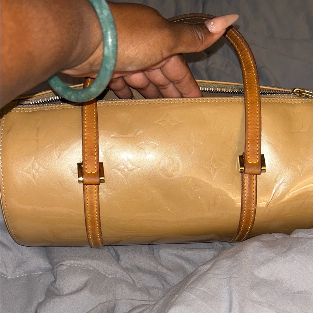 Louis Vuitton Beige Monogram Satchel